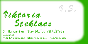 viktoria steklacs business card